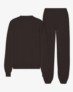Organic Relaxed Sweatsuit - Coffee Brown