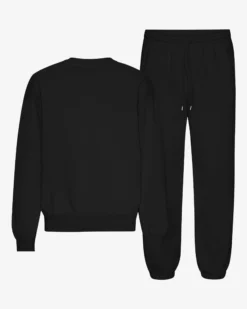 Organic Relaxed Sweatsuit - Deep Black