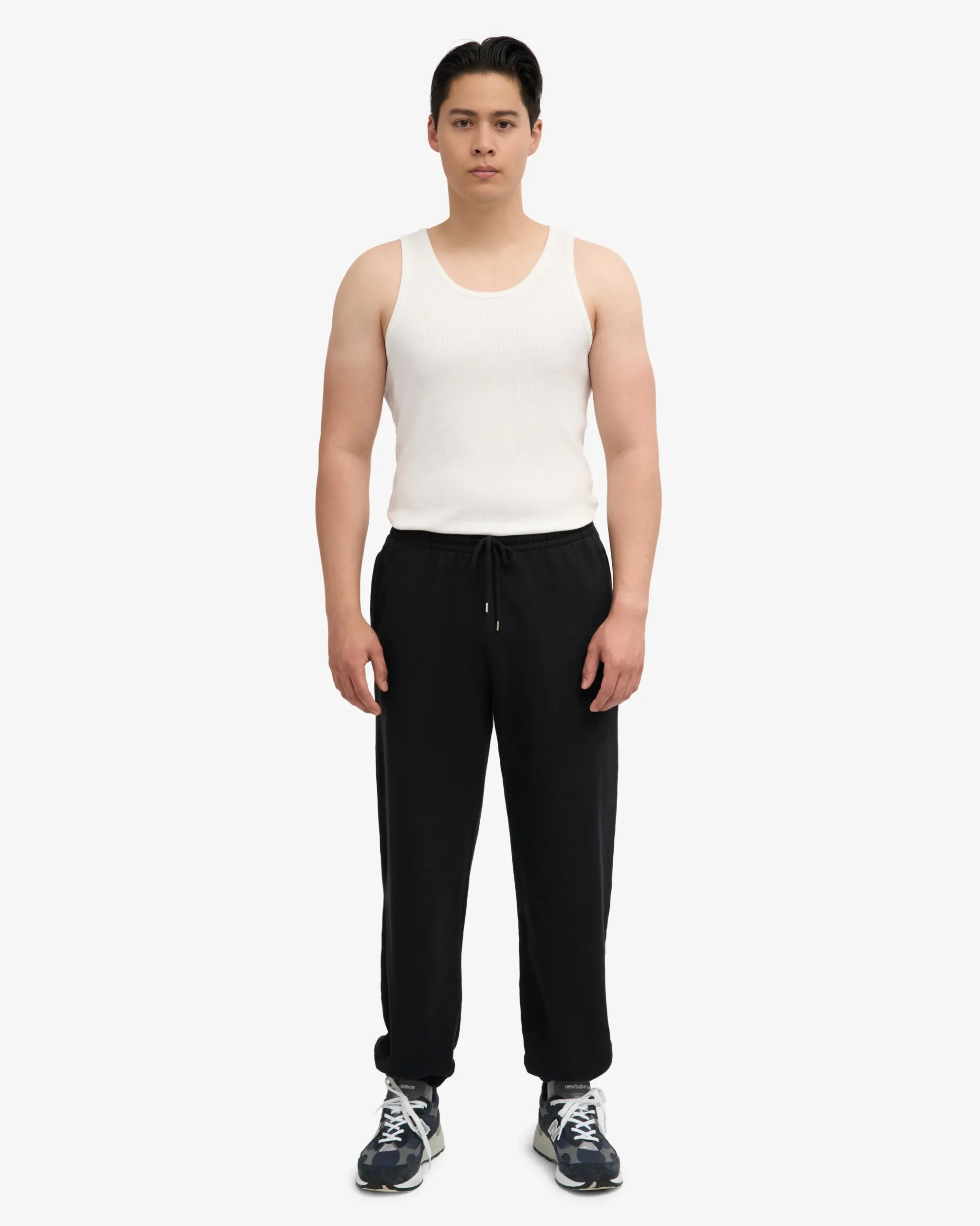 Organic Relaxed Sweatsuit - Deep Black