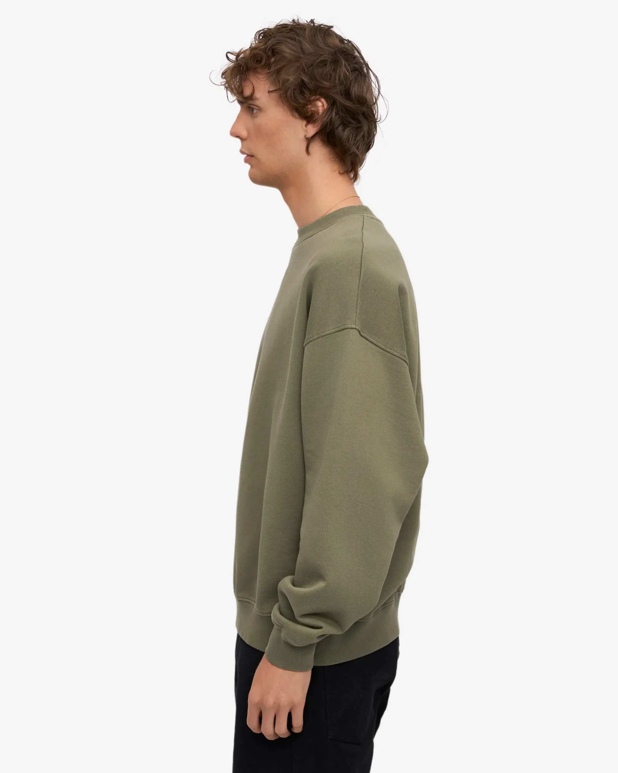 Organic Relaxed Sweatsuit - Dusty Olive