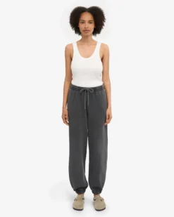 Organic Relaxed Sweatsuit - Faded Black