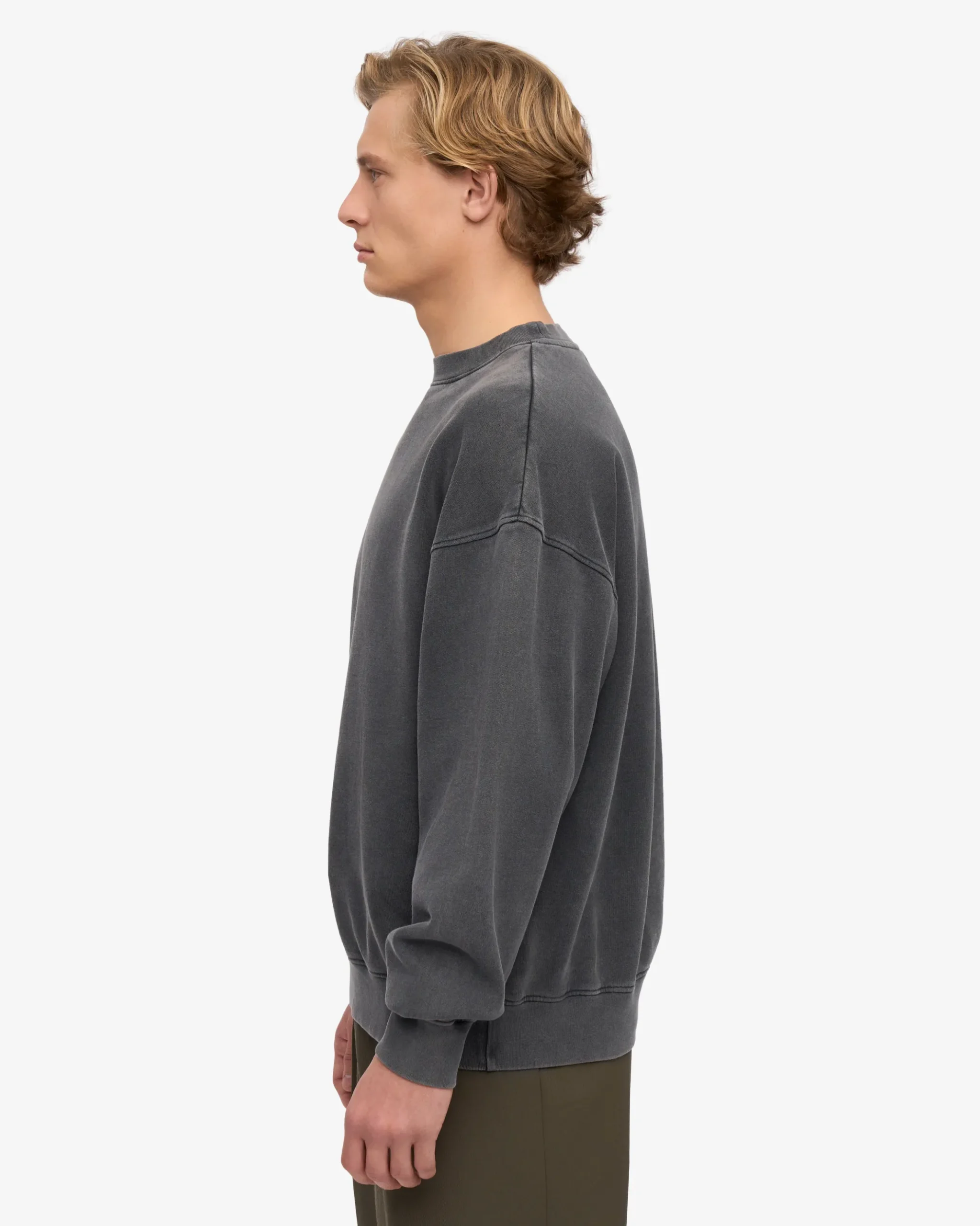 Organic Relaxed Sweatsuit - Faded Black