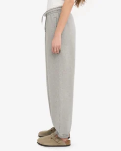 Organic Relaxed Sweatsuit - Heather Grey