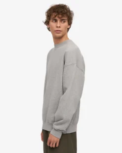 Organic Relaxed Sweatsuit - Heather Grey