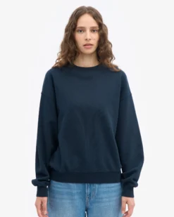 Organic Relaxed Sweatsuit - Navy Blue