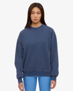 Organic Relaxed Sweatsuit - Neptune Blue