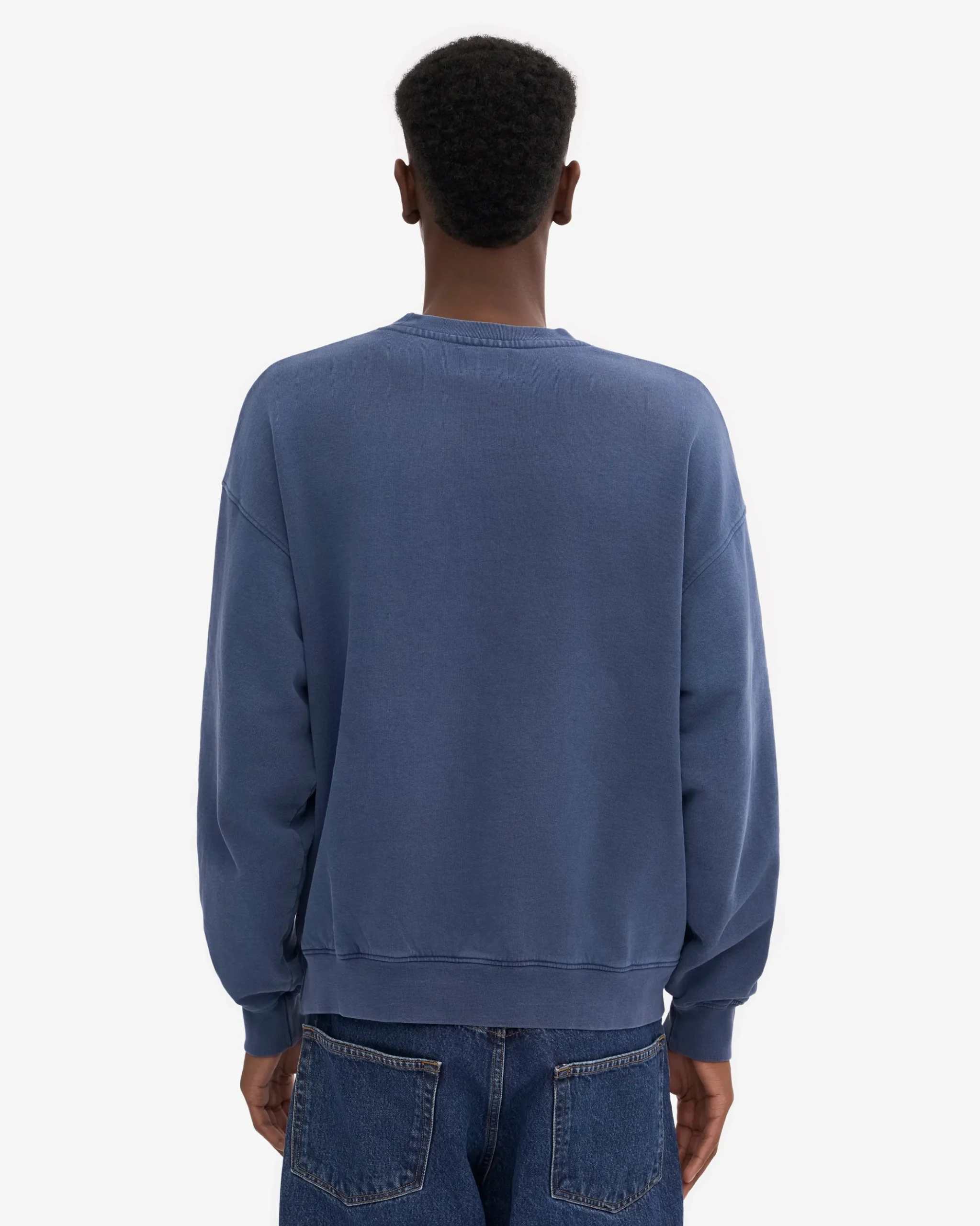 Organic Relaxed Sweatsuit - Neptune Blue