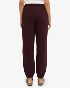 Organic Relaxed Sweatsuit - Oxblood Red