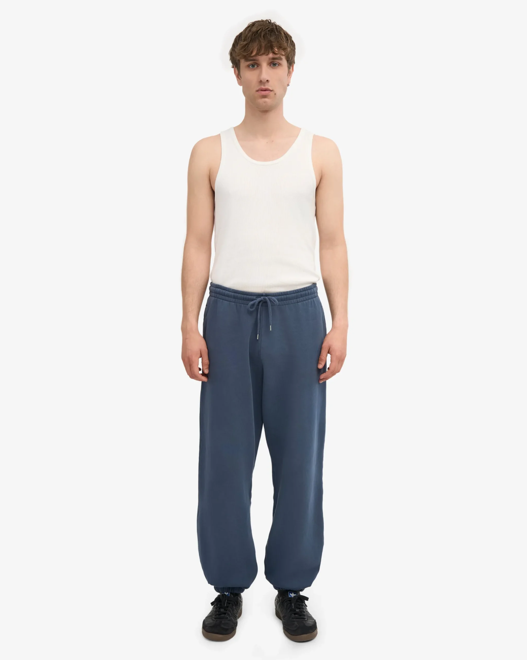 Organic Relaxed Sweatsuit - Petrol Blue