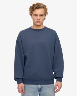 Organic Relaxed Sweatsuit - Petrol Blue