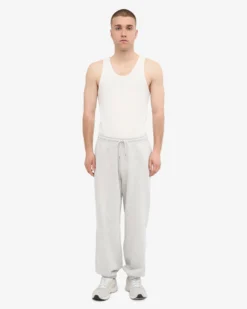 Organic Relaxed Sweatsuit - Snow Melange