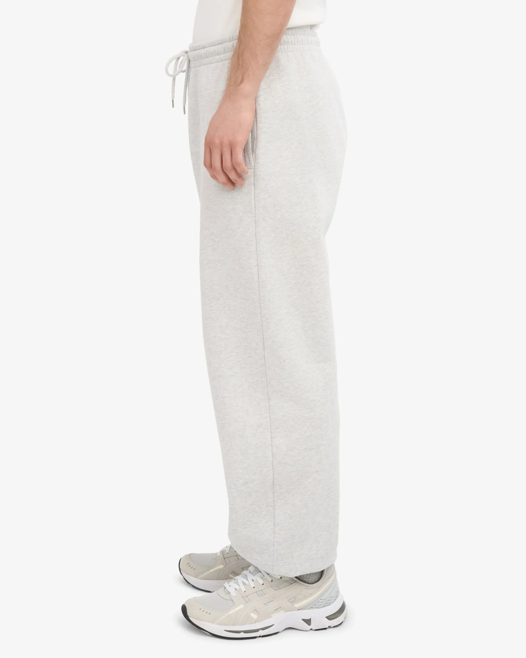Organic Relaxed Sweatsuit - Snow Melange