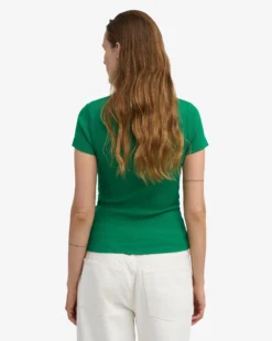 Organic Rib T-Shirt - Kelly Green
