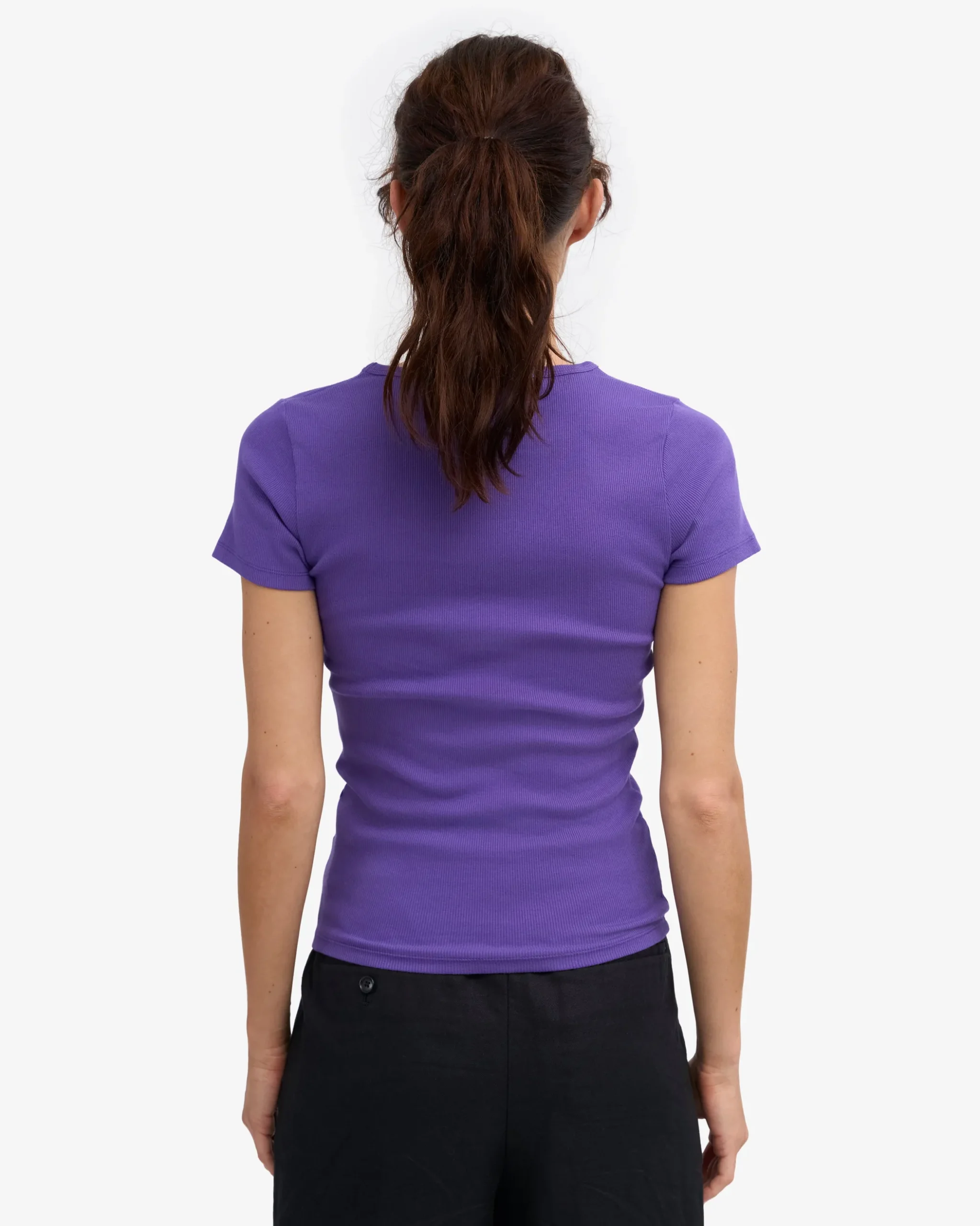Organic Rib T-Shirt - Ultra Violet