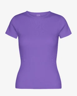 Organic Rib T-Shirt - Ultra Violet