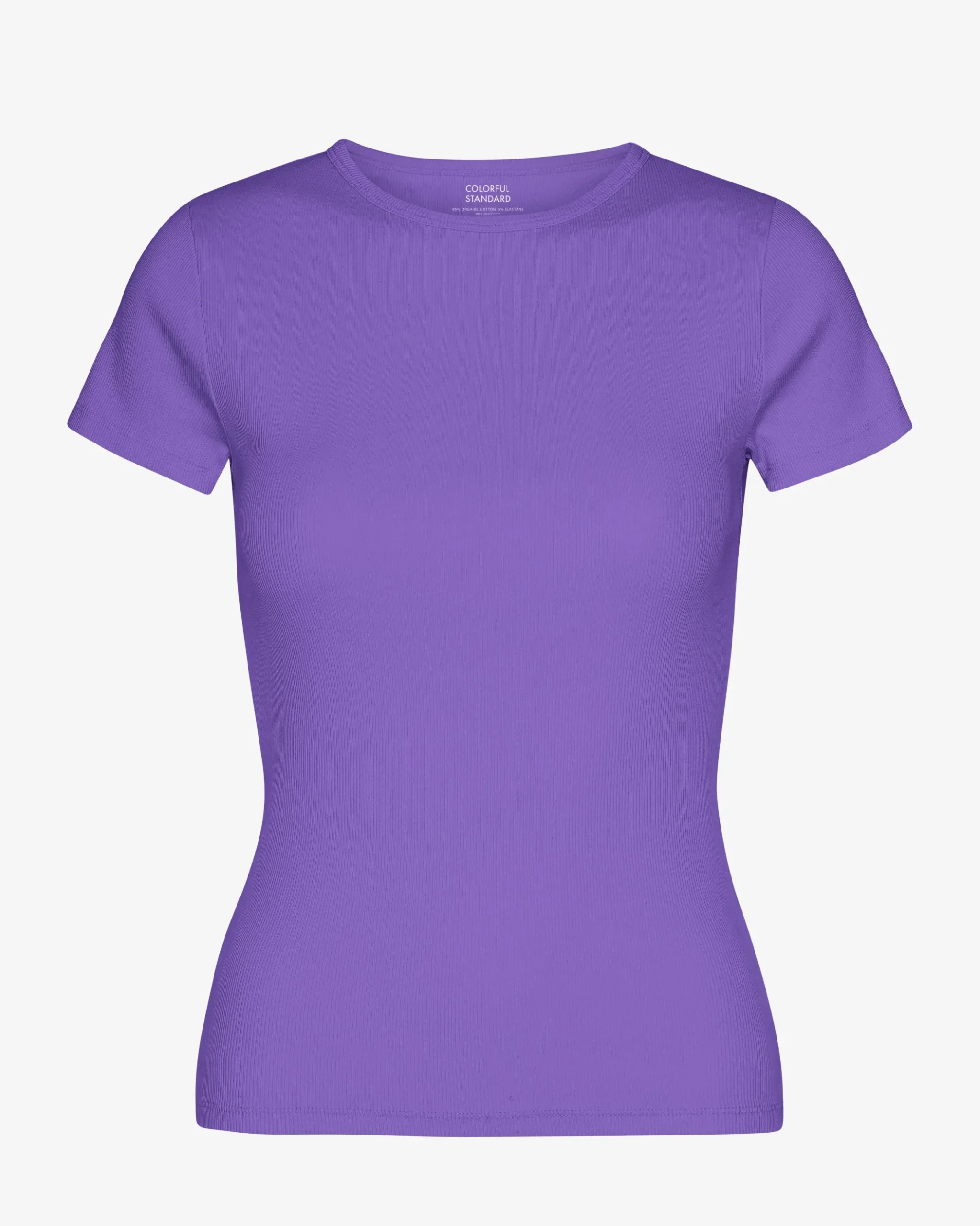 Organic Rib T-Shirt - Ultra Violet