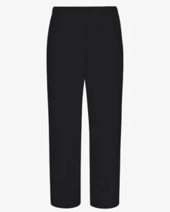 Organic Straight Leg Sweatpants - Deep Black