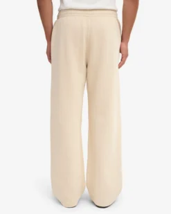Organic Straight Leg Sweatpants - Ivory White