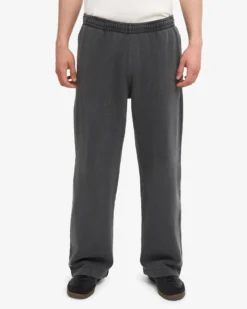 Organic Straight Leg Sweatpants - Faded Black