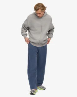 Organic Straight Leg Sweatpants - Neptune Blue
