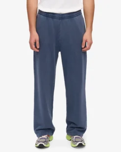 Organic Straight Leg Sweatpants - Neptune Blue