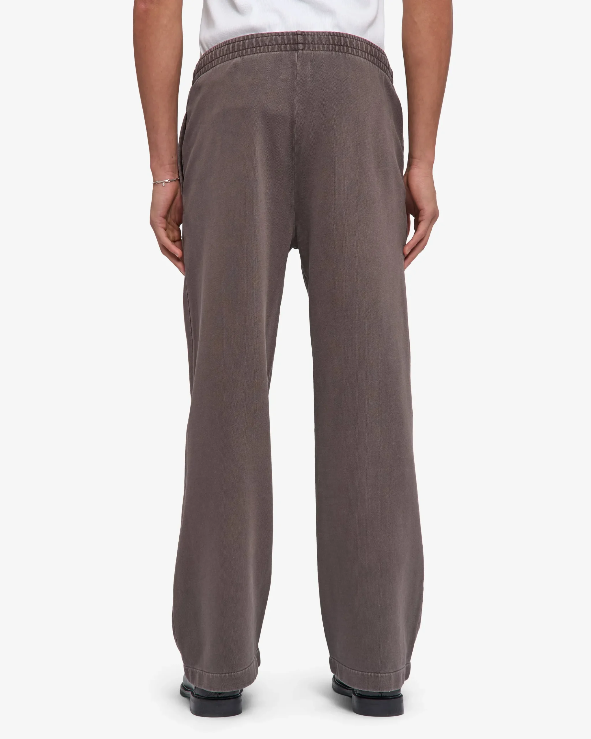 Organic Straight Leg Sweatpants - Faded Mud