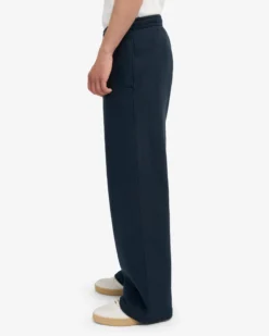 Organic Straight Leg Sweatpants - Navy Blue