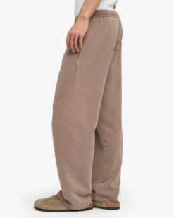 Organic Straight Leg Sweatpants - Faded Khaki