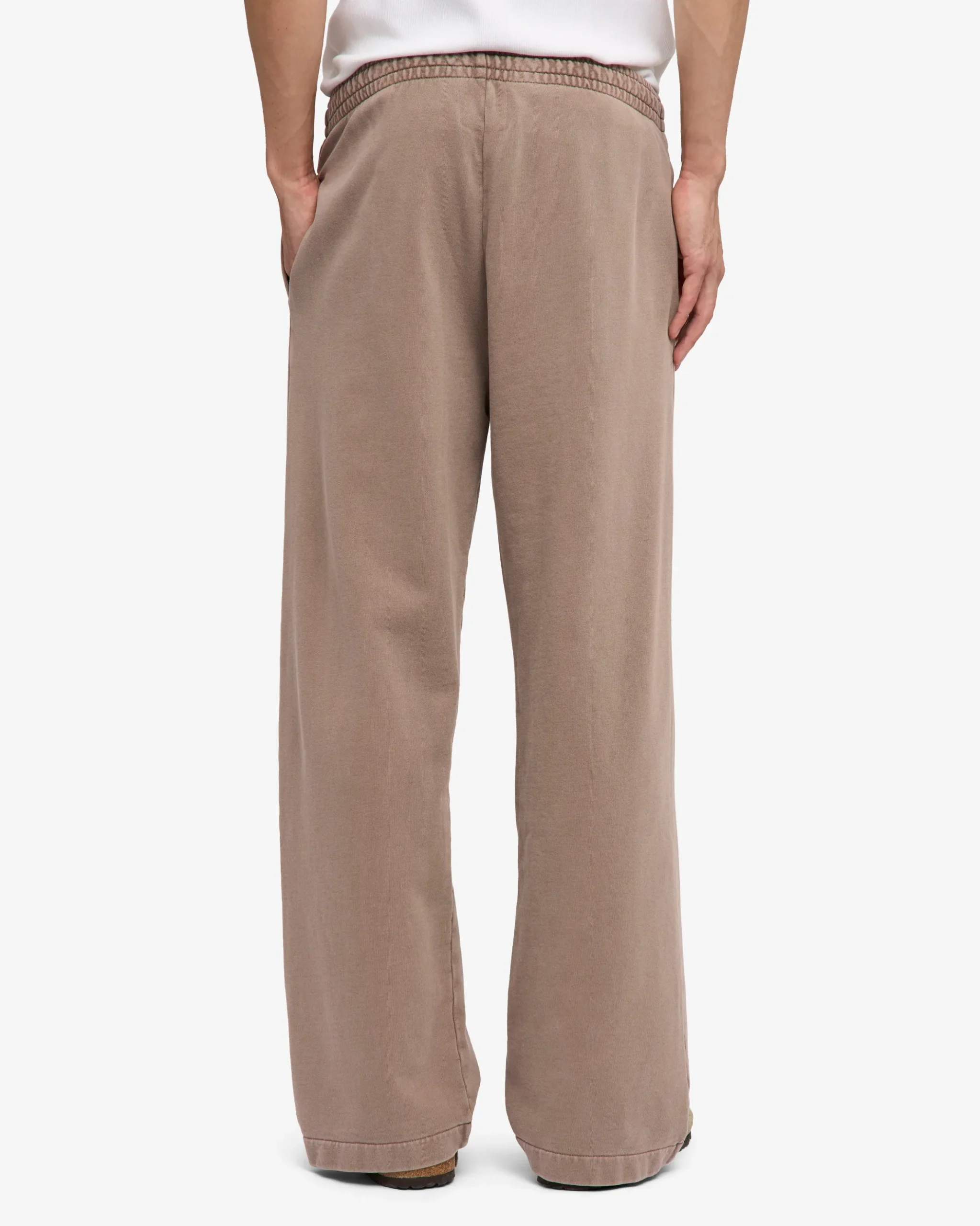 Organic Straight Leg Sweatpants - Faded Khaki