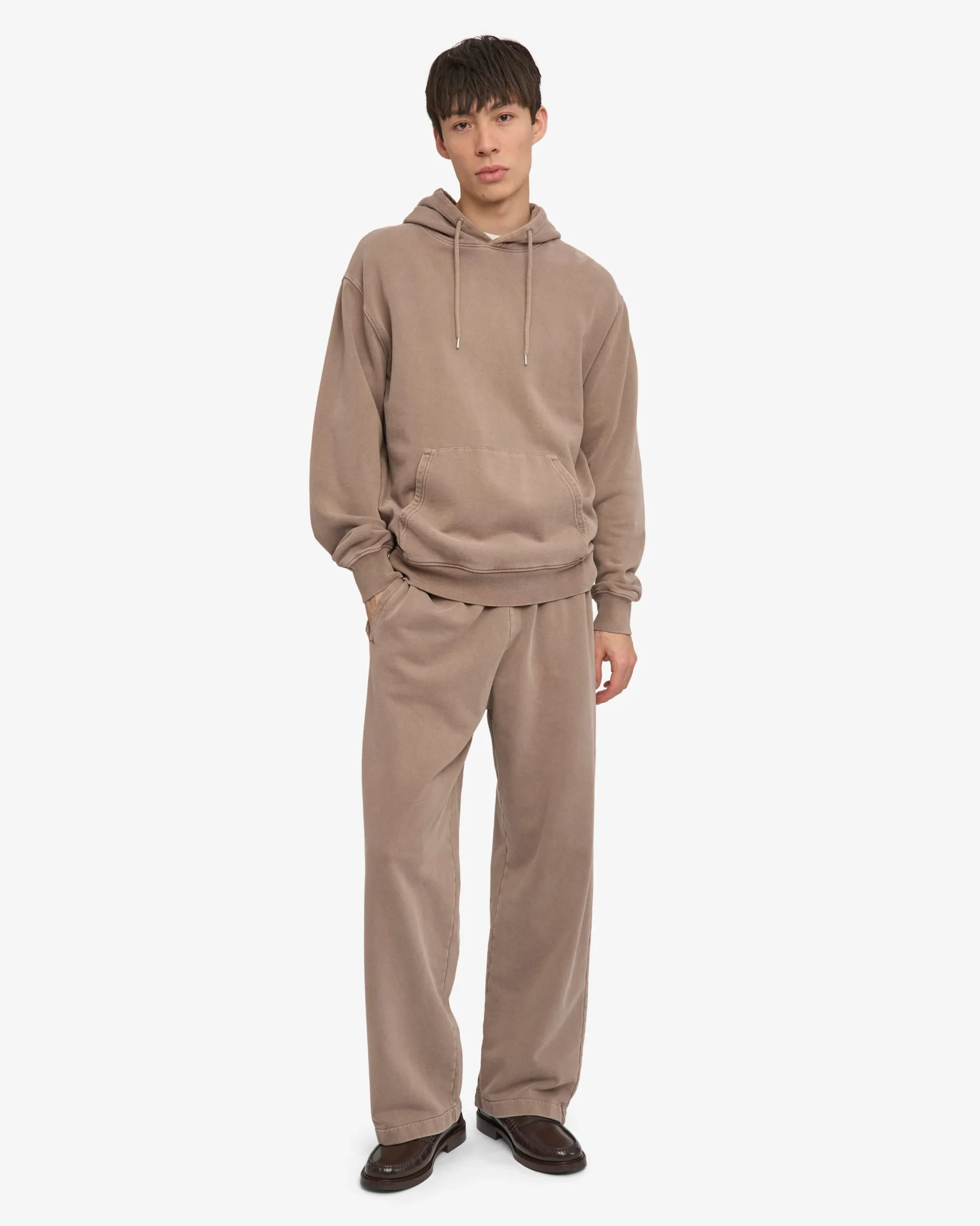 Organic Straight Leg Sweatpants - Faded Khaki