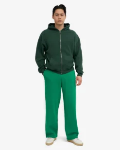 Organic Straight Leg Sweatpants - Kelly Green