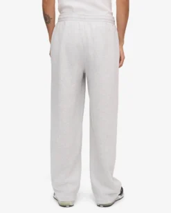 Organic Straight Leg Sweatpants - Snow Melange