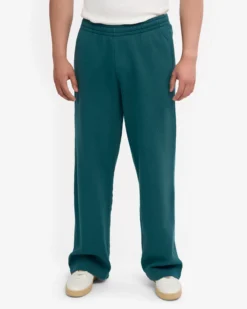 Organic Straight Leg Sweatpants - Ocean Green