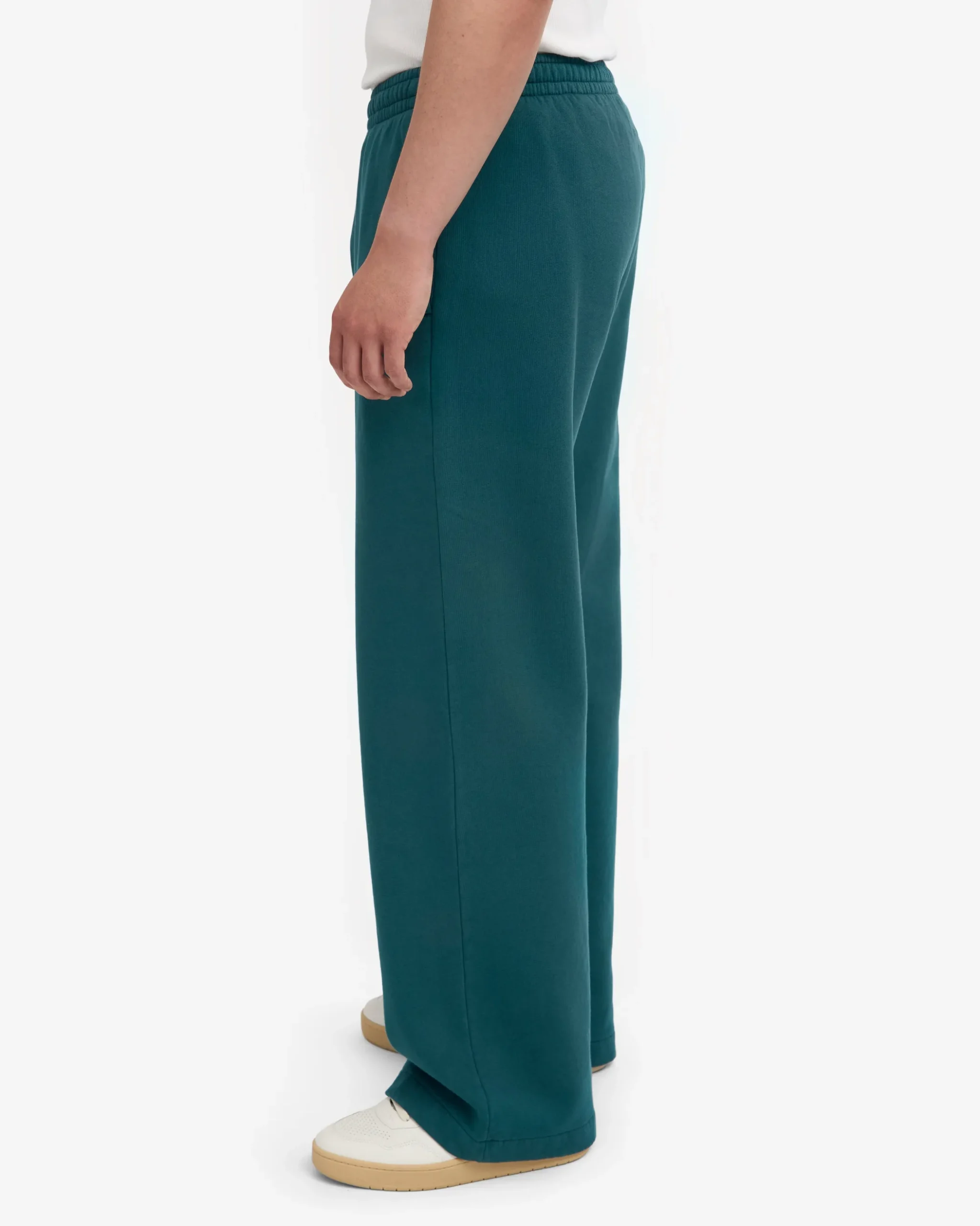 Organic Straight Leg Sweatpants - Ocean Green