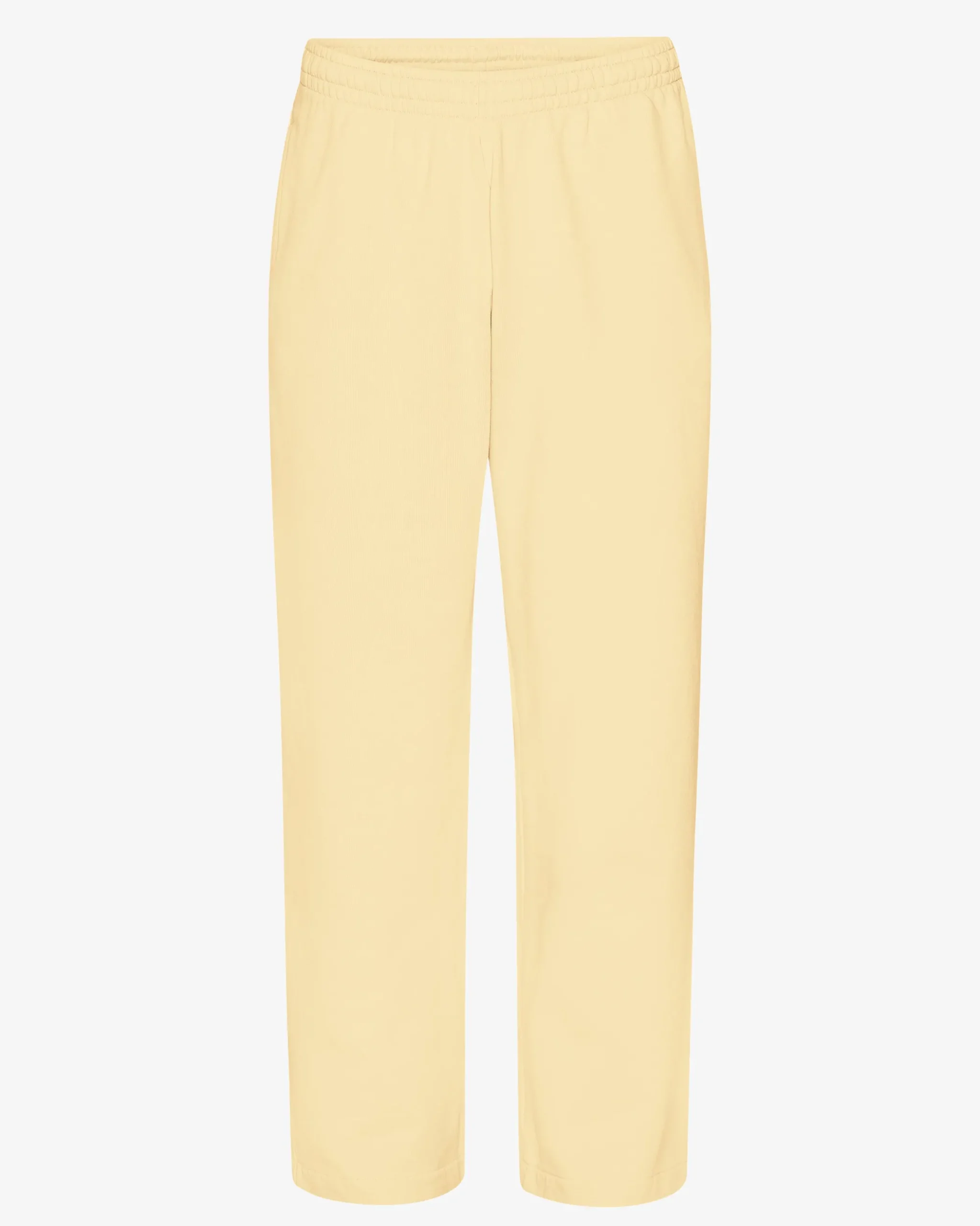 Organic Straight Leg Sweatpants - Soft Yellow