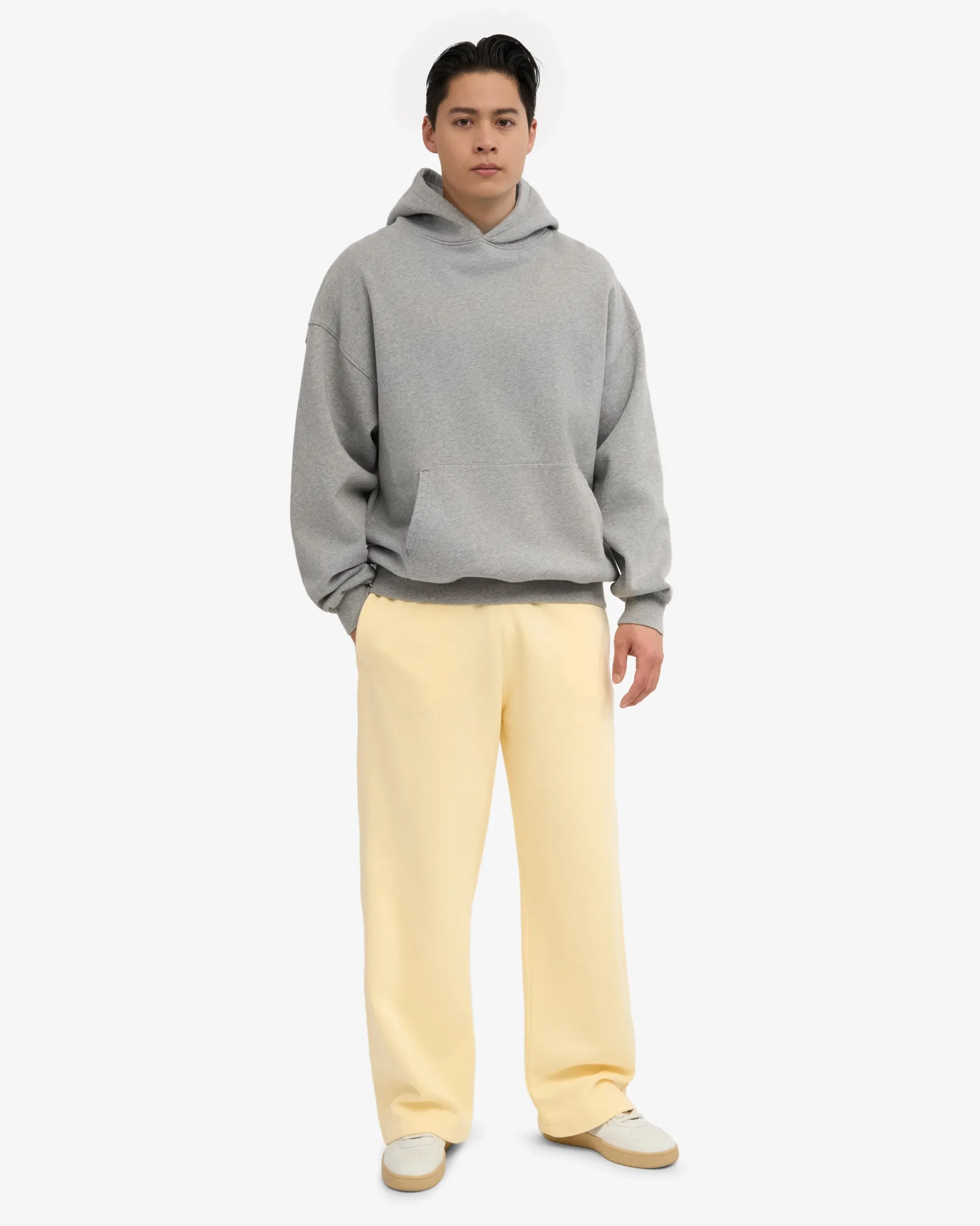 Organic Straight Leg Sweatpants - Soft Yellow
