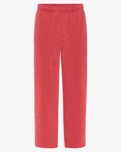 Organic Straight Leg Sweatpants - Faded Red