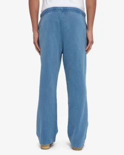 Organic Straight Leg Sweatpants - Faded Indigo