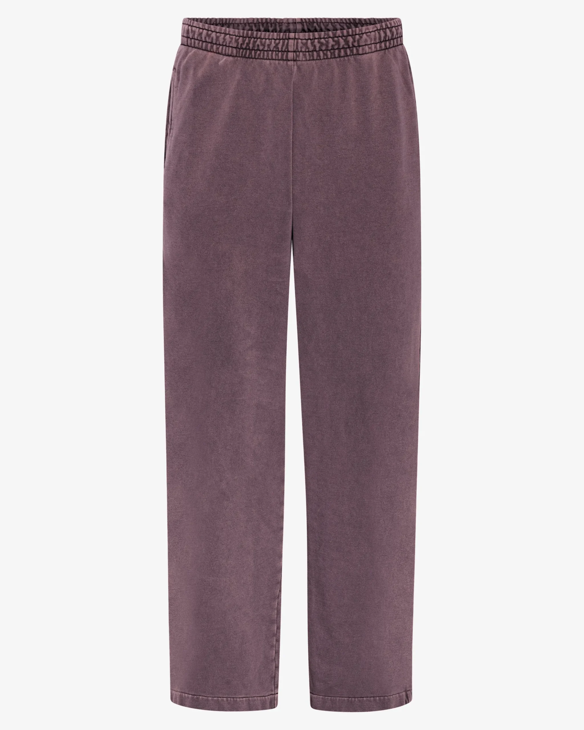 Organic Straight Leg Sweatpants - Faded Grape