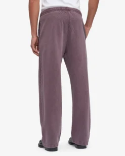 Organic Straight Leg Sweatpants - Faded Grape
