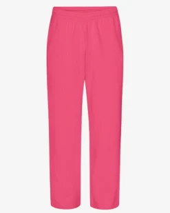 Organic Straight Leg Sweatpants - Bubblegum Pink