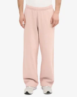 Organic Straight Leg Sweatpants - Faded Pink