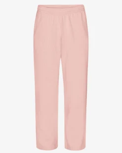 Organic Straight Leg Sweatpants - Faded Pink