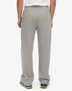 Organic Straight Leg Sweatpants - Heather Grey