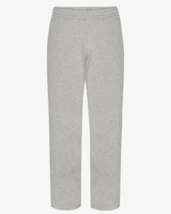 Organic Straight Leg Sweatpants - Heather Grey