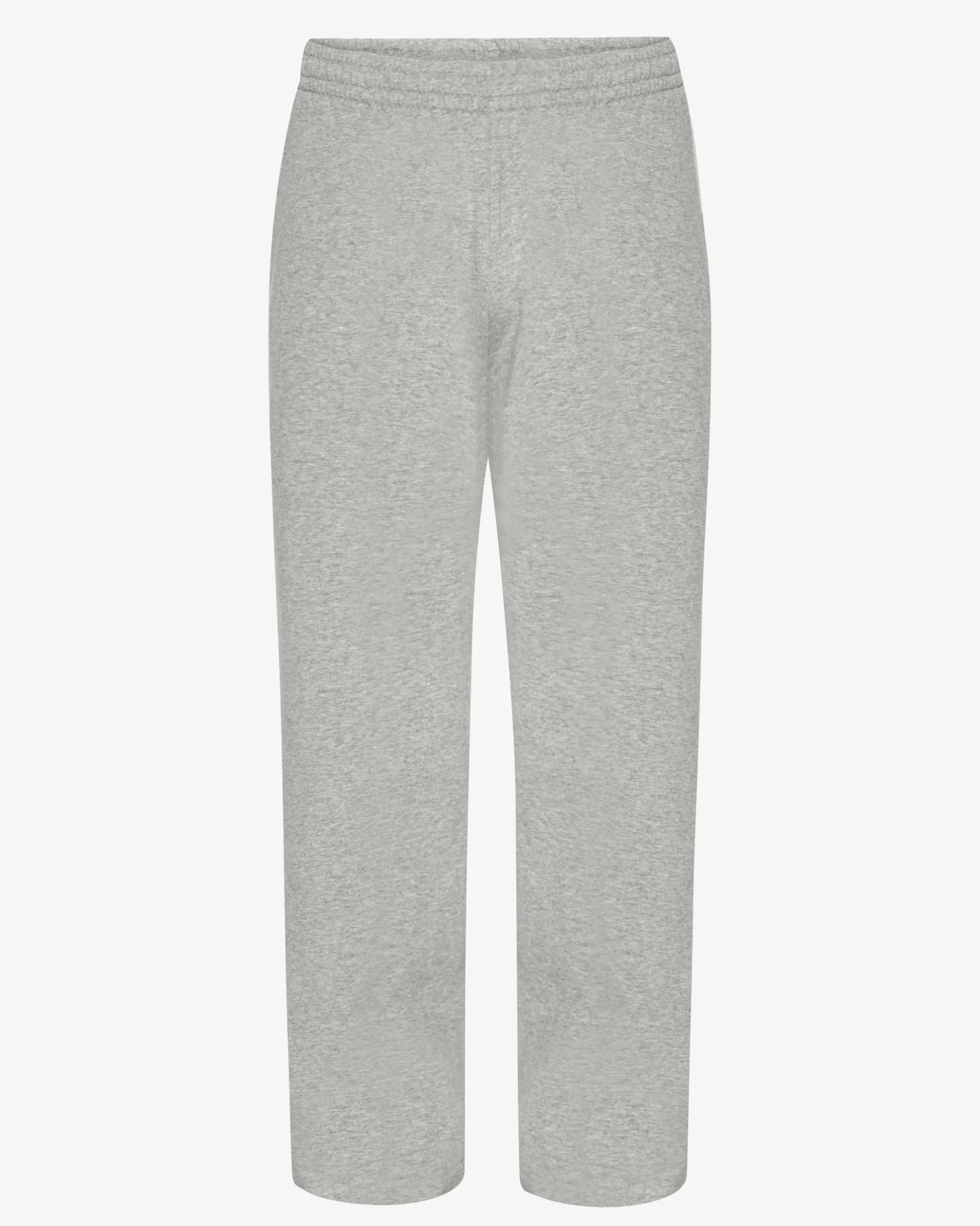 Organic Straight Leg Sweatpants - Heather Grey
