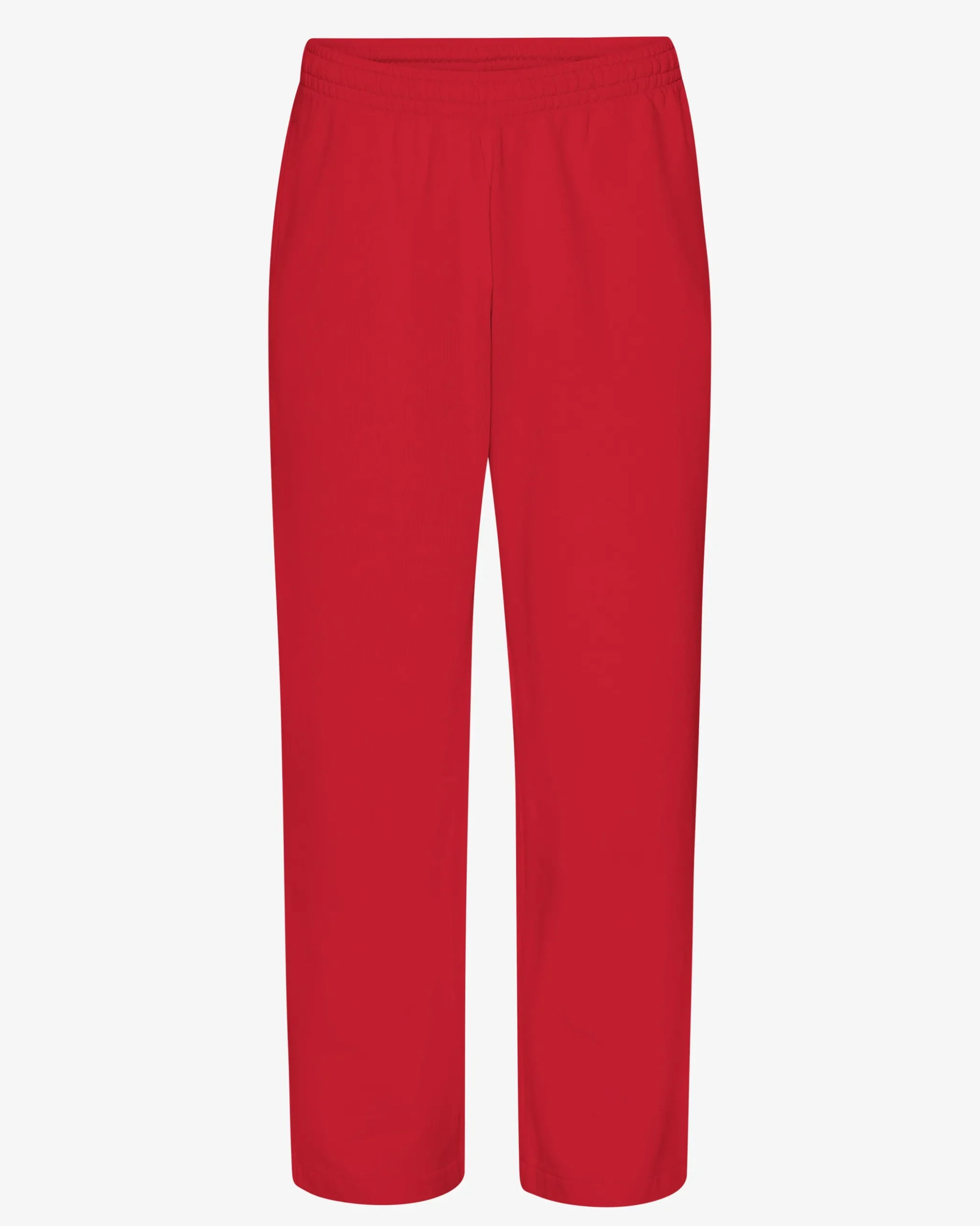 Organic Straight Leg Sweatpants - Scarlet Red
