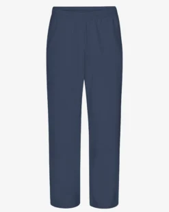 Organic Straight Leg Sweatpants - Petrol Blue