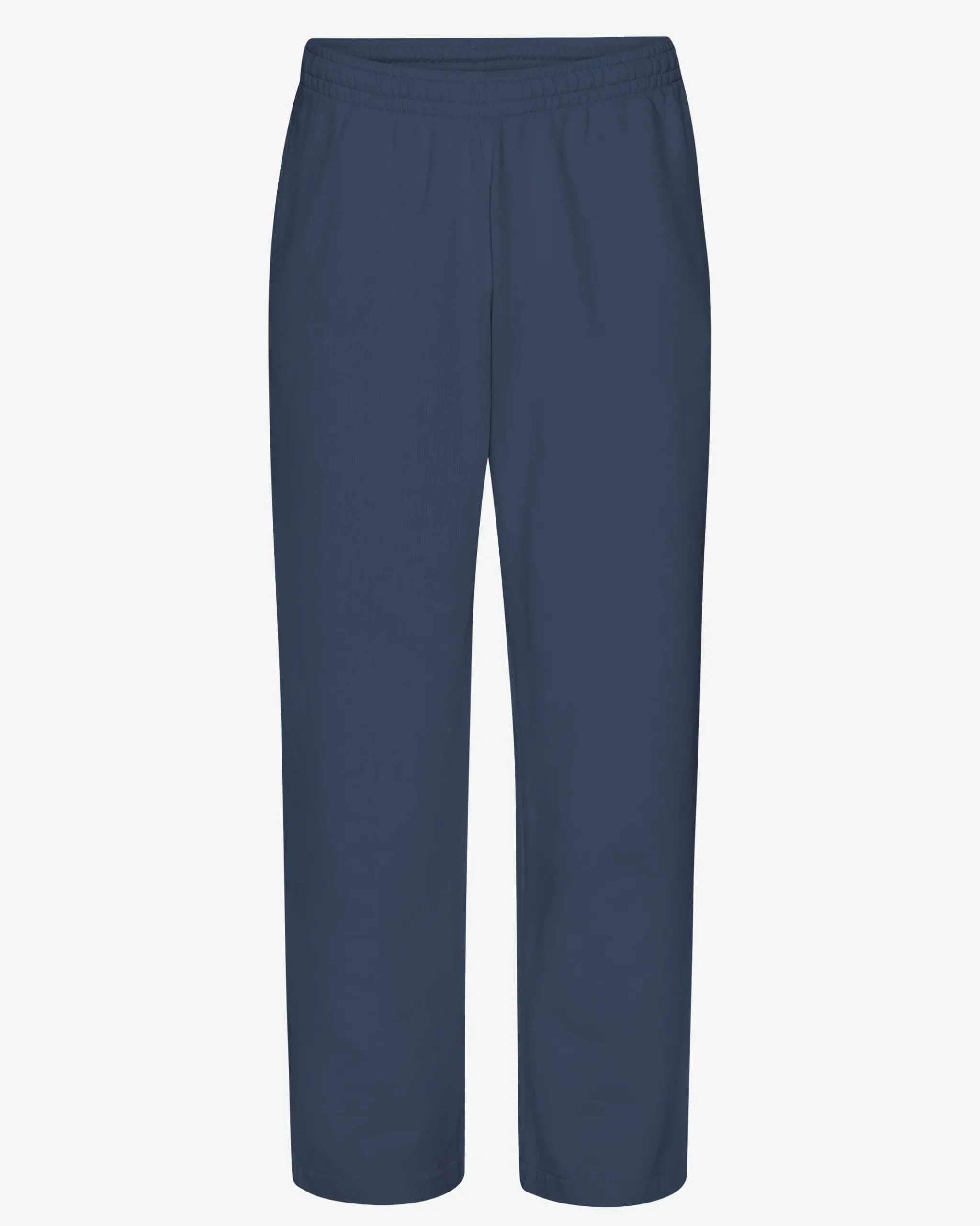 Organic Straight Leg Sweatpants - Petrol Blue
