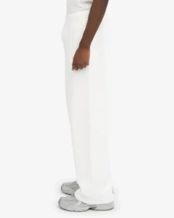 Organic Straight Leg Sweatpants - Optical White